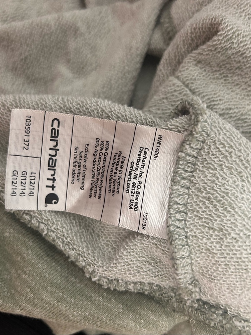 Carhartt women’s Newberry hoodie size large - Picture 9 of 11